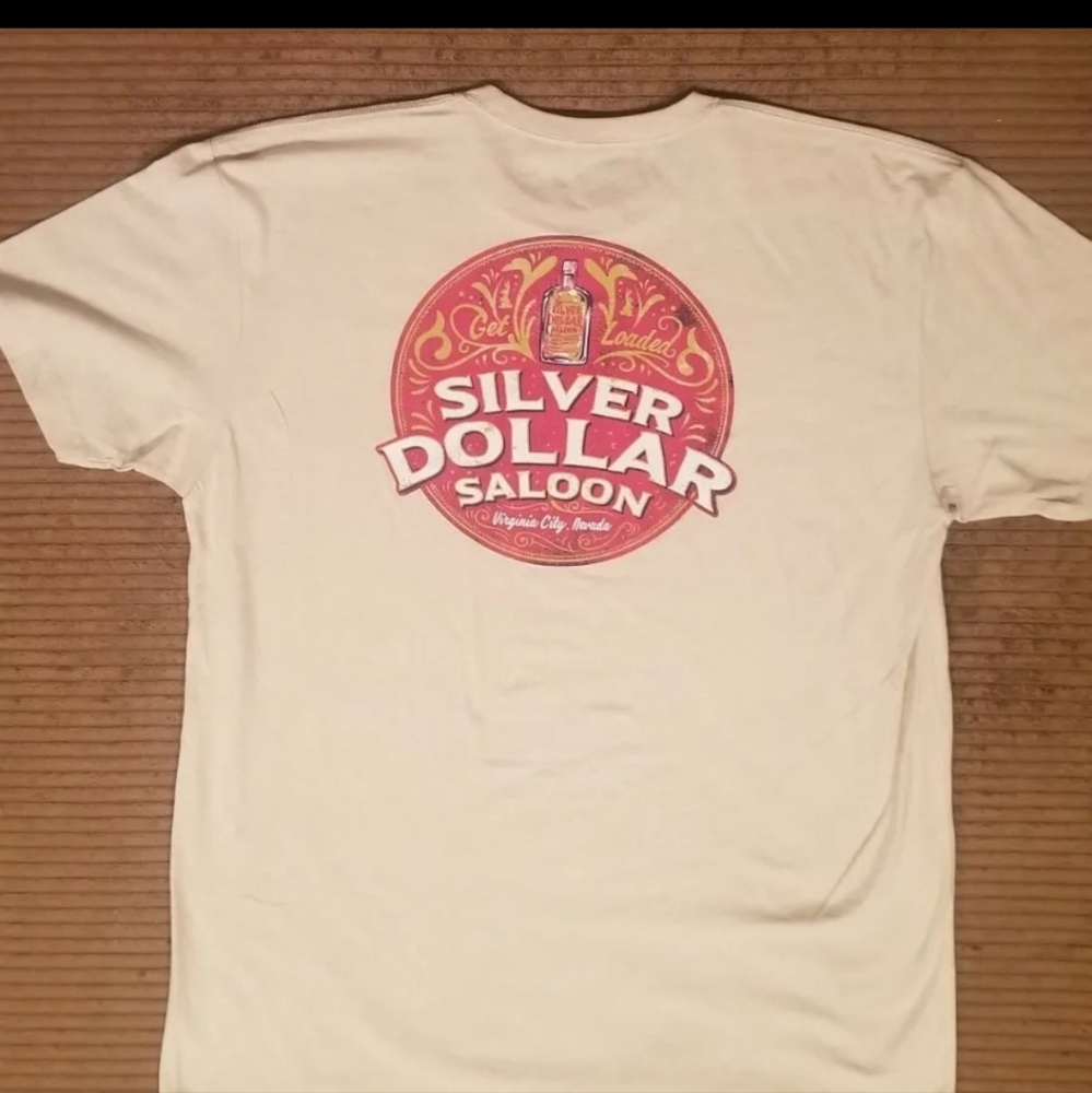 SILVER DOLLAR SALOON VIRGINIA CITY T SHIRT EXTRA LARGE NEW DIVE BAR TEE SHIRT XL